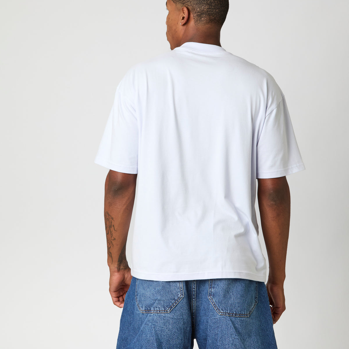 T-Shirt boxy Blue coast