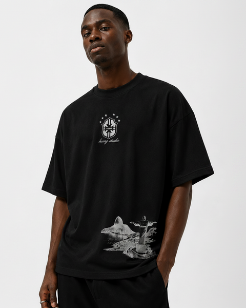 HEXA TEE — BLACK EDITION