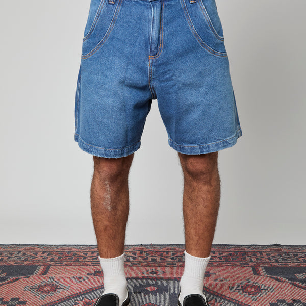 Riviera Blue Jorts