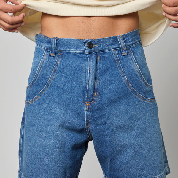 Riviera Blue Jorts