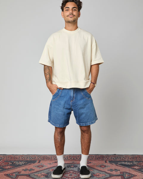 Riviera Blue Jorts