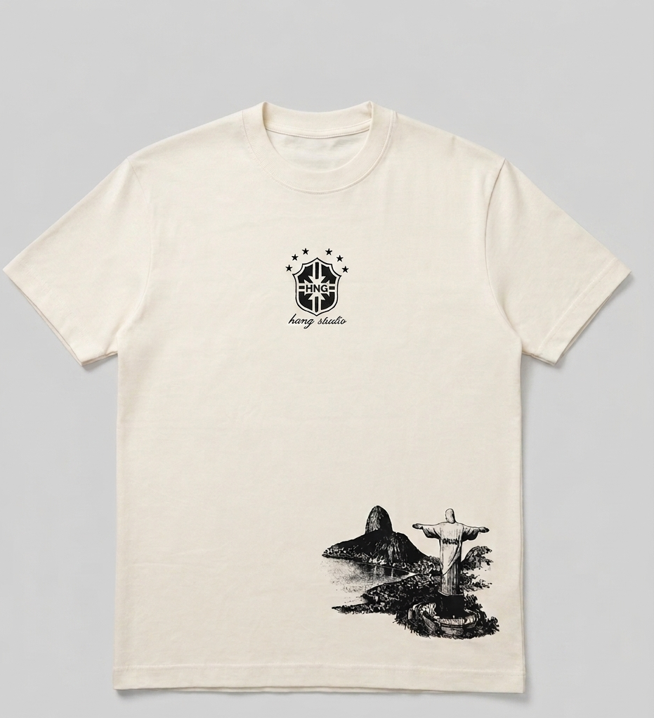 HEXA TEE — OFF WHITE